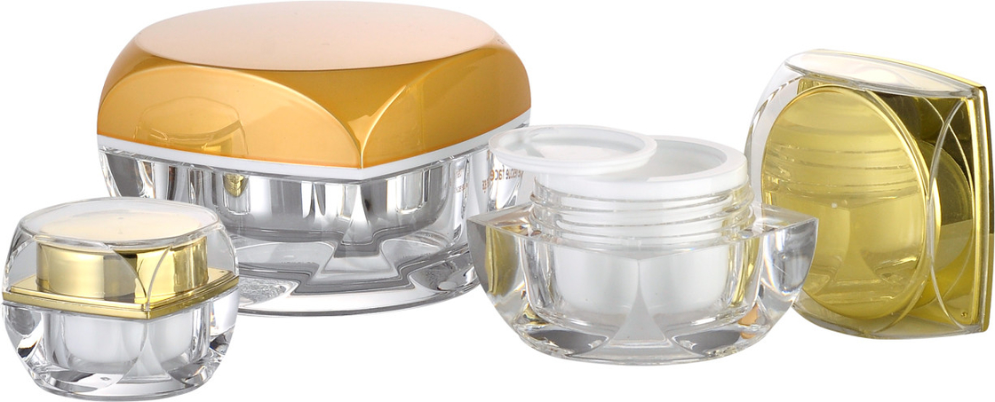 JL-JR831 Star Anise Cream Jar 5ml 15ml 30ml 50ml Acrylic PMMA Jar